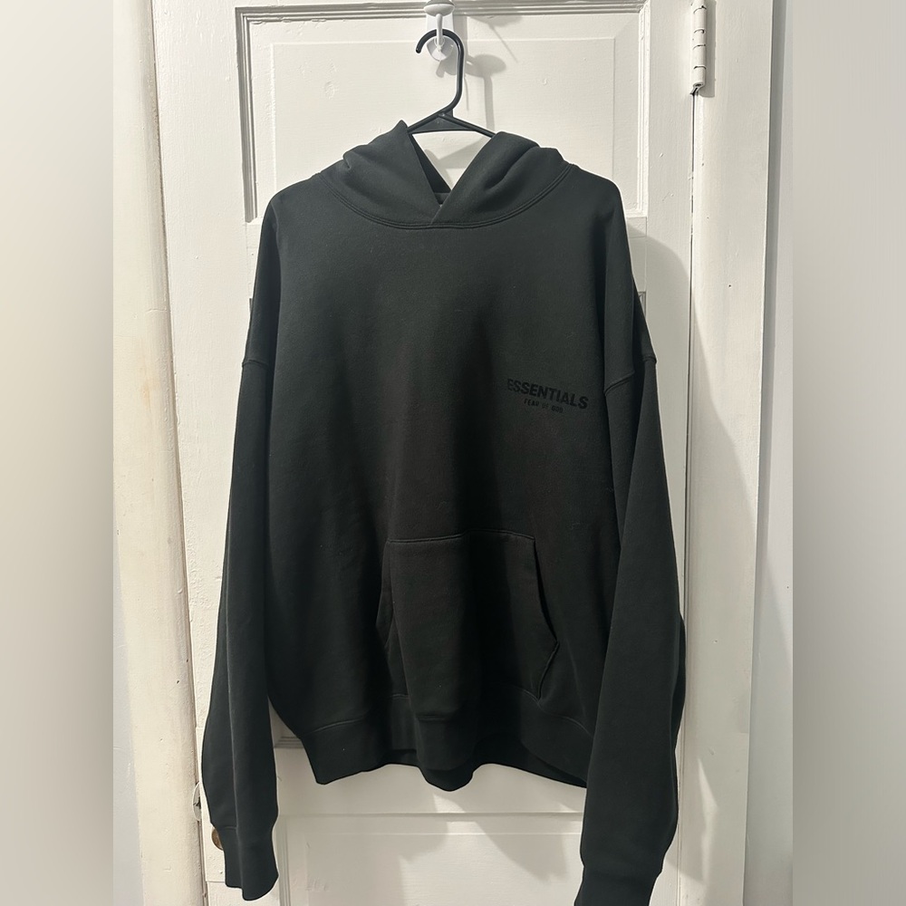 Essentials Black Hoodie